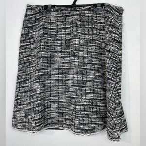 Max studio tweed mini elastic waist mini skirt